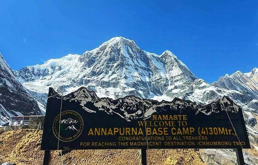 Annapurna Base Camp trek distance